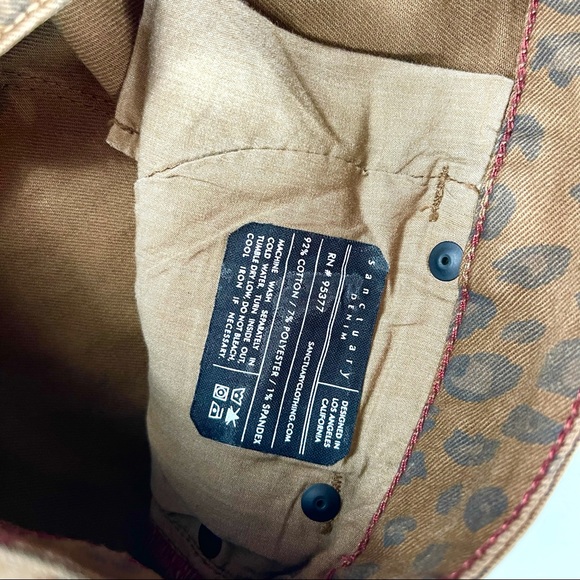 Sanctuary Leopard Print Skinny Jeans - Picture 7 of 7